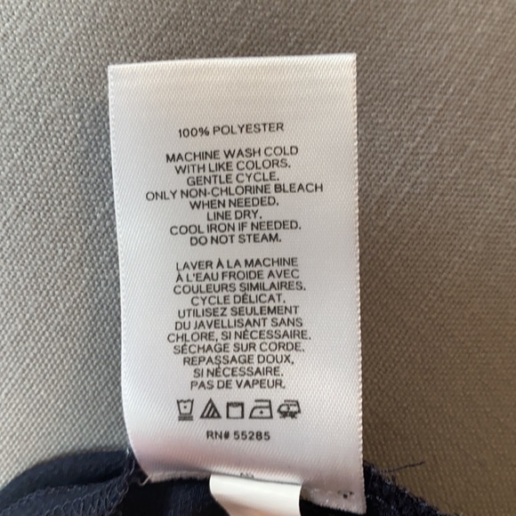 Express Navy Twist Front Blouse - Picture 5 of 5